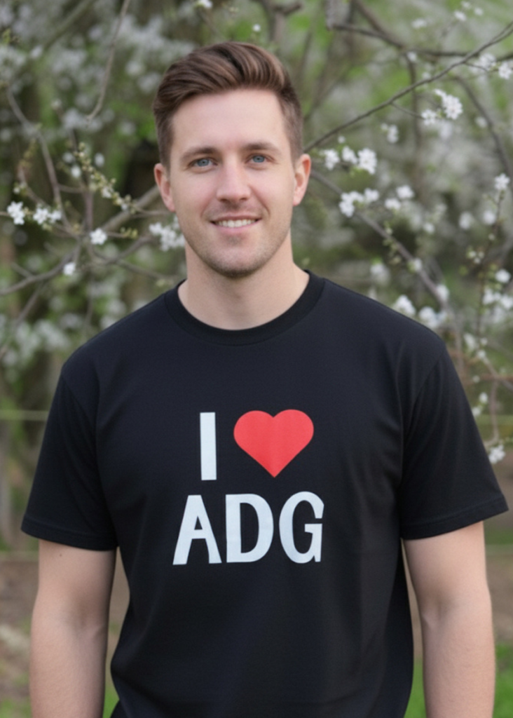 T Shirt - Men "I Love ADG"